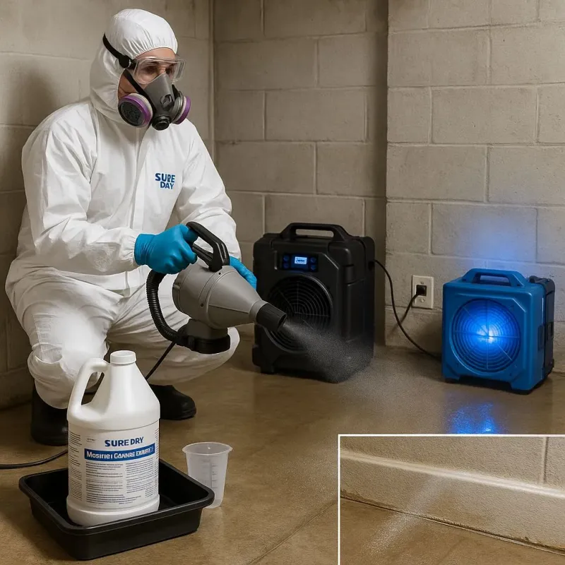 Sanitization and Odor Removal process in Painesville, OH
